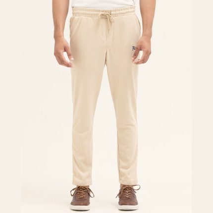 Beige Casual Jogger Trousers with Drawstring – Uniform Impex Edition